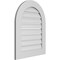 Ekena Millwork Round Top Surface Mount PVC Gable Vent: Functional, w/ 3-1/2"W x 1"P Standard Frame, 24"W x 30"H GVPRT24X3001SF - alternate 2